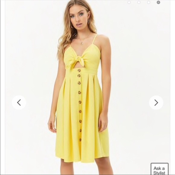 cute yellow dress forever 21